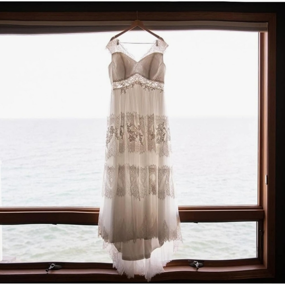 Boho Wedding Dress- Plus Size